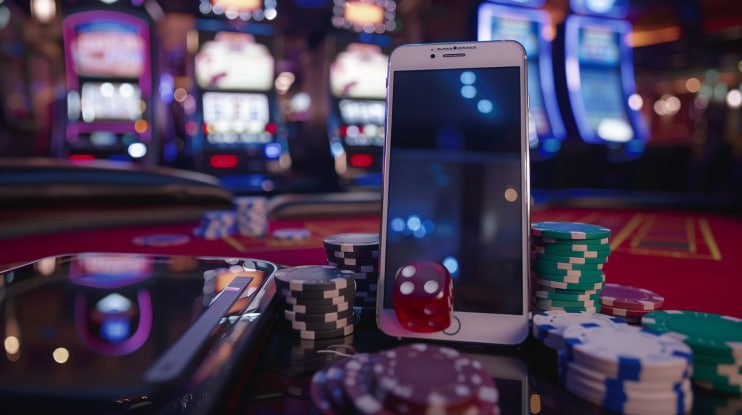 Tampilan antarmuka pengguna permata4 pada perangkat mobile
